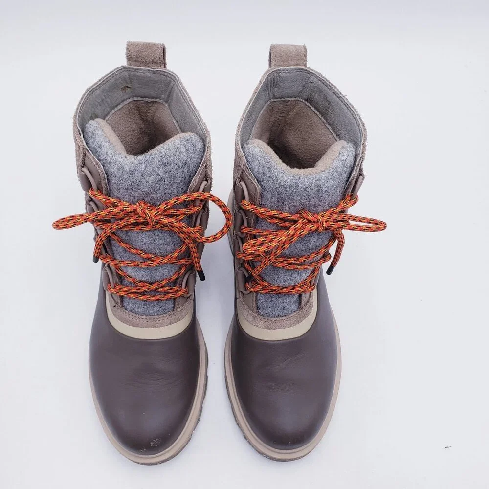 Sorel Lennox street Lace Up Winter‎ Hiking Boots  Waterproof Women's Size 7